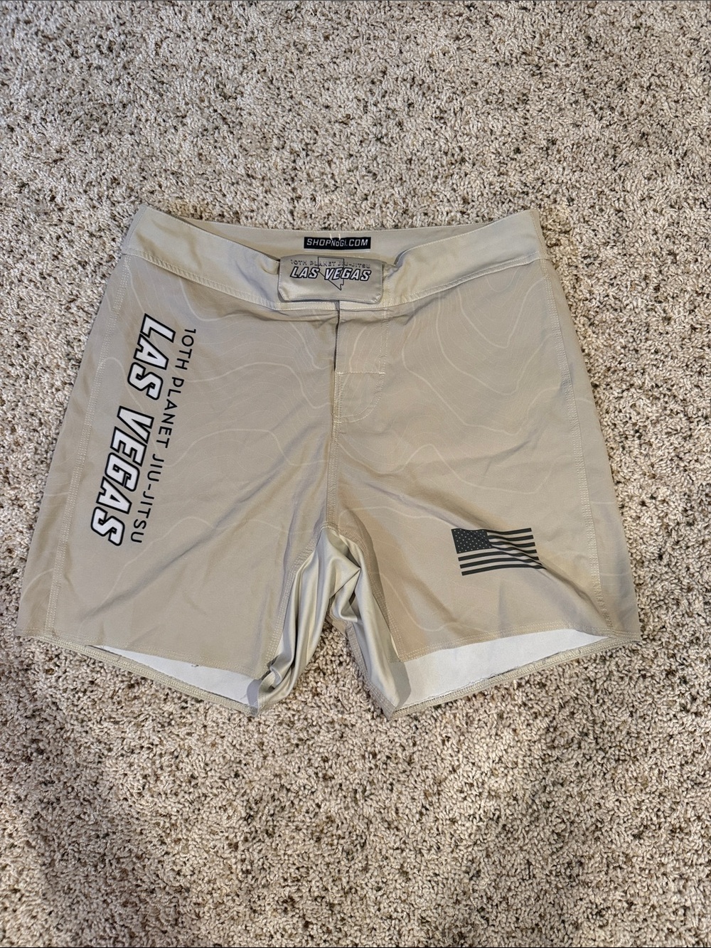 Men's Athletic Shorts - Khaki